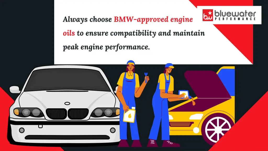 always choose bmw approved engine