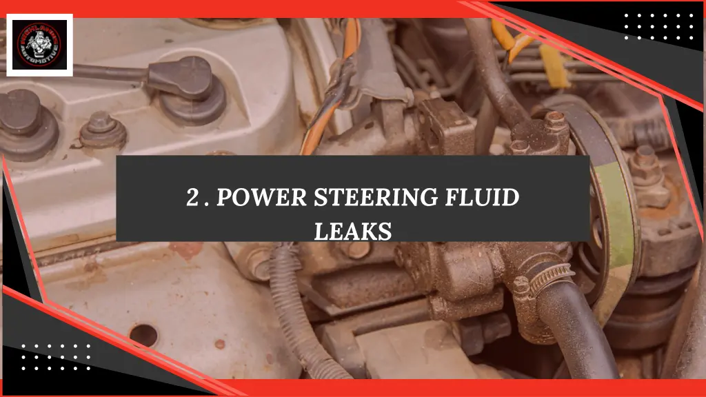 2 power steering fluid leaks