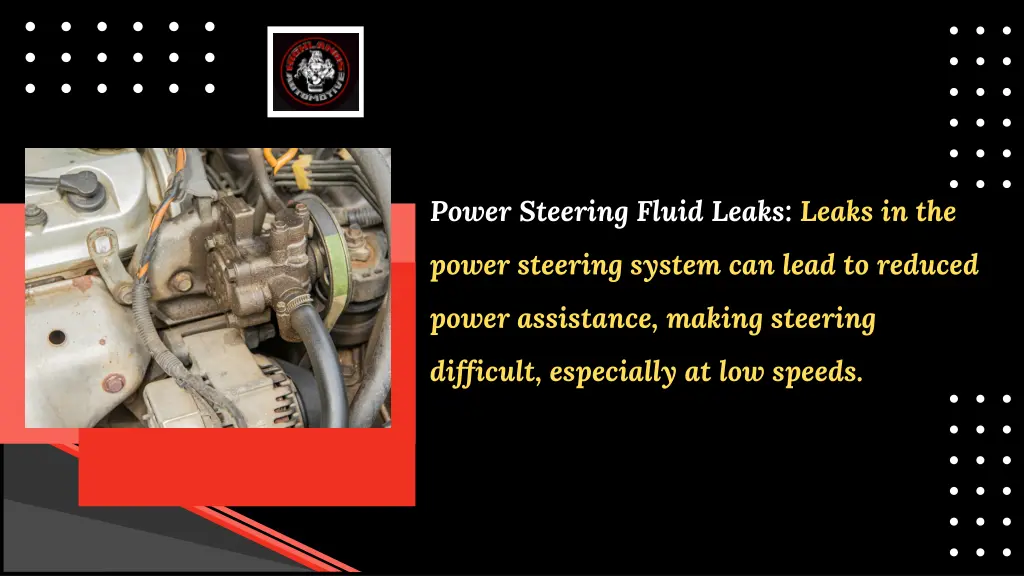 power steering fluid leaks leaks in the