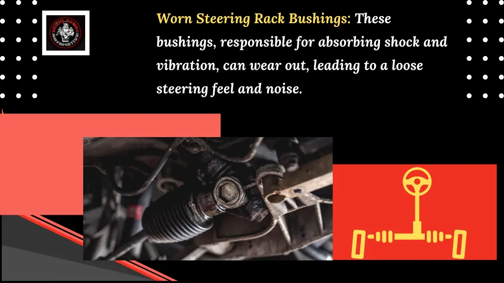 worn steering rack bushings these bushings