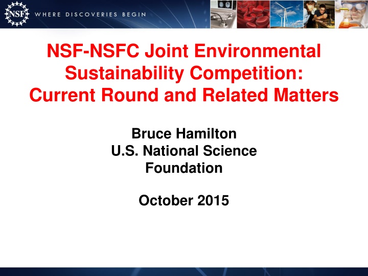 nsf nsfc joint environmental sustainability