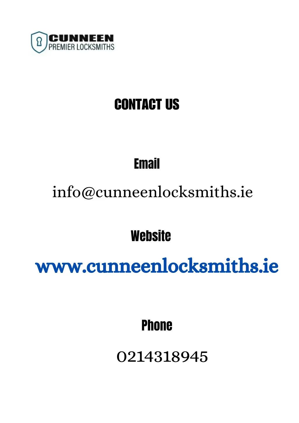 contact us