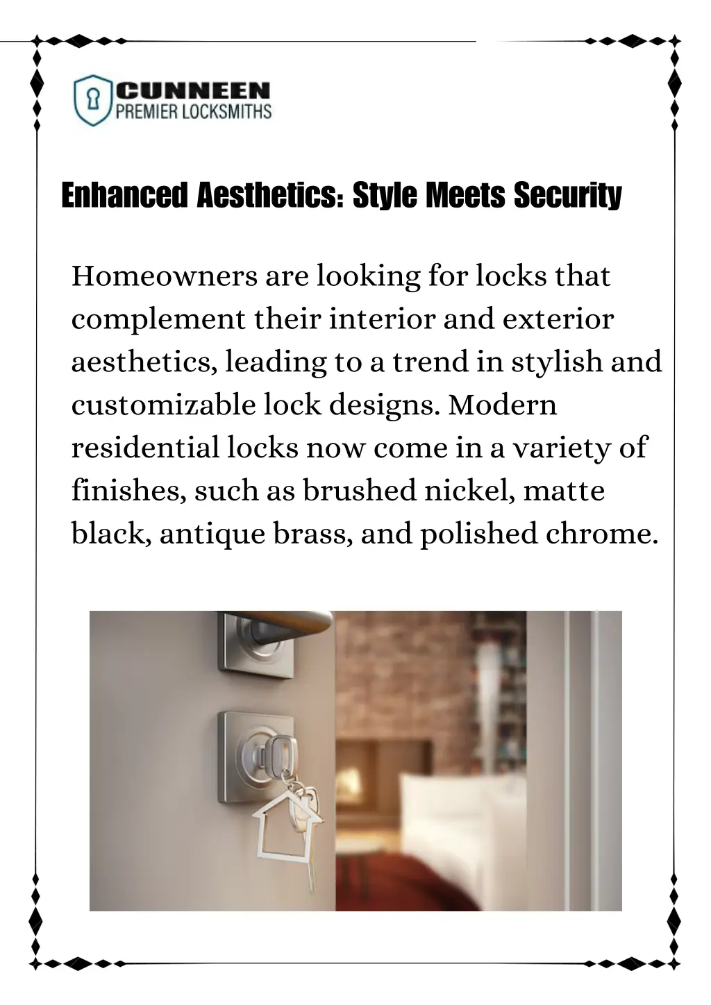 enhanced aesthetics style meets security