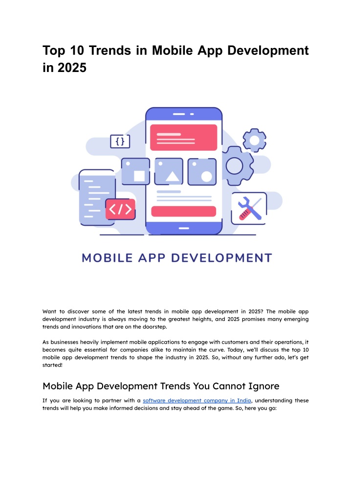 top 10 trends in mobile app development in 2025