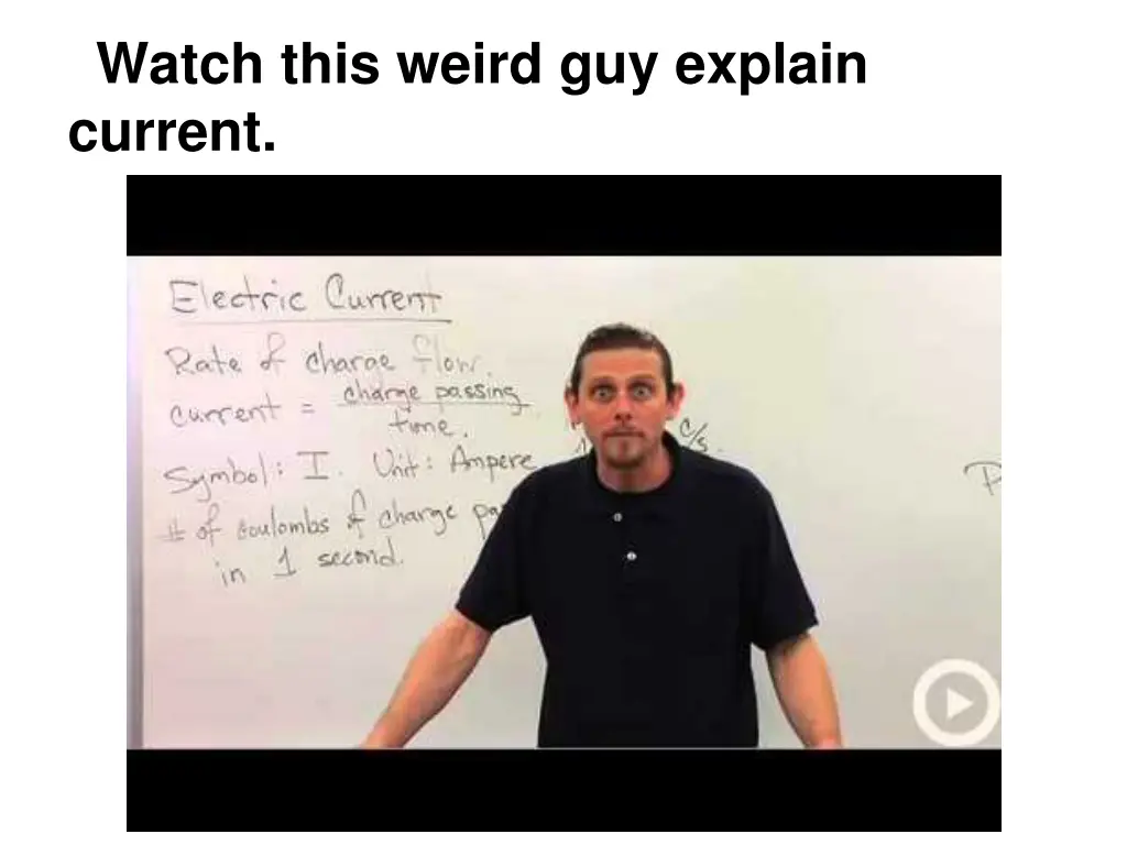 watch this weird guy explain current