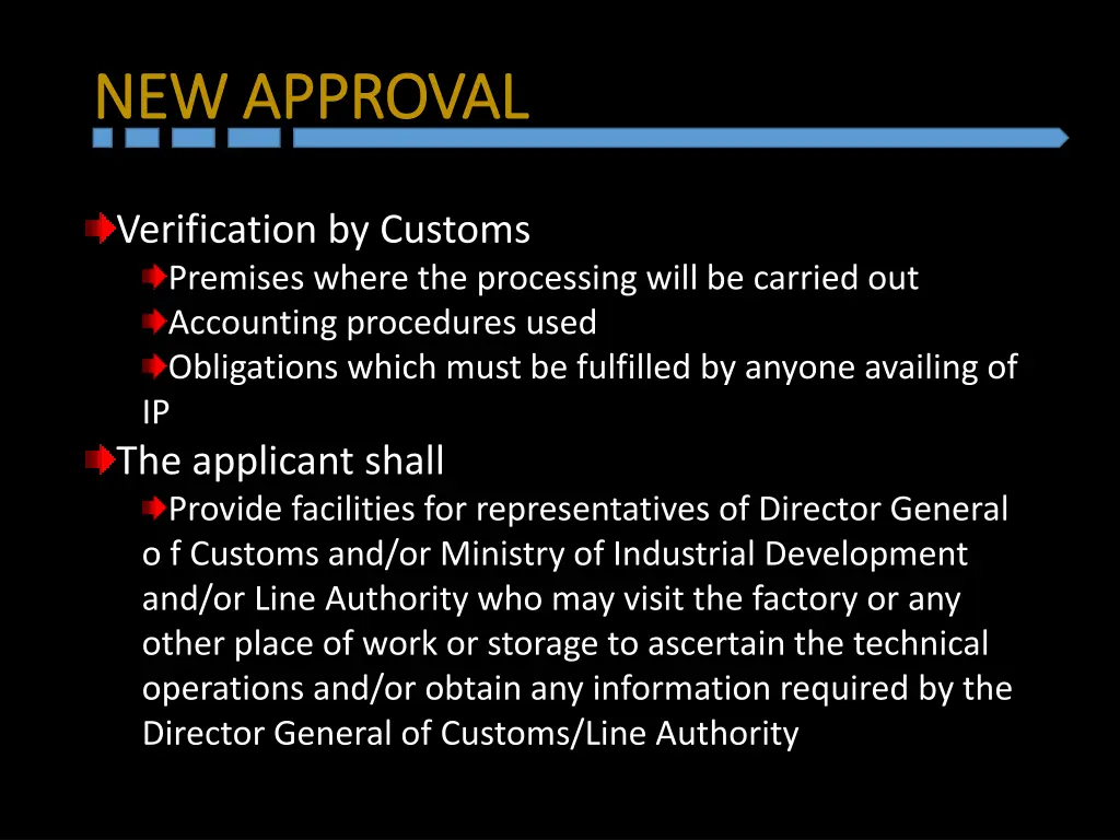 new approval new approval