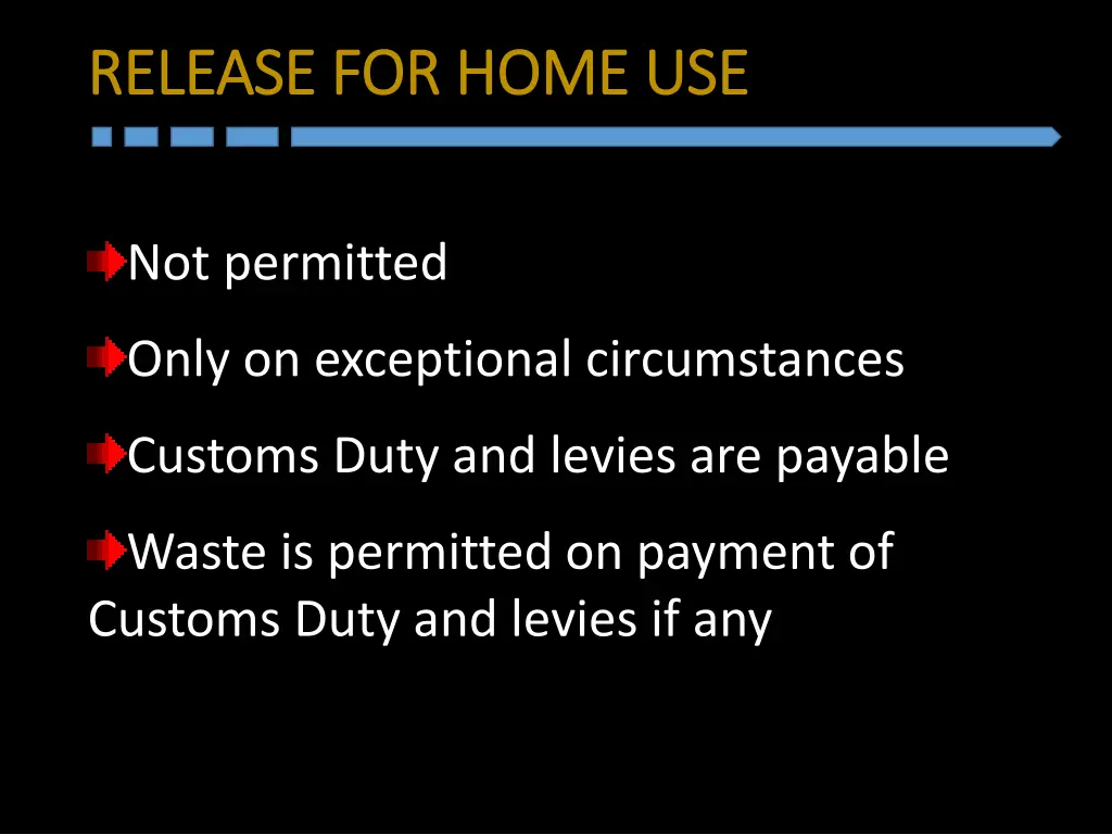 release for home use release for home use