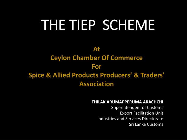 the tiep scheme the tiep scheme