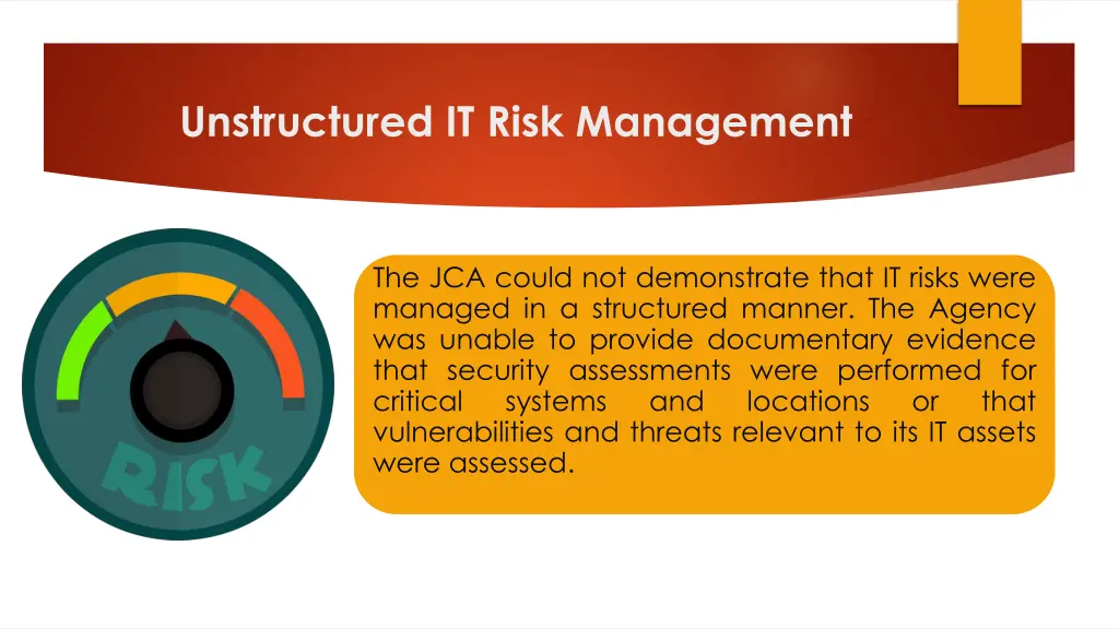 unstructured it risk management