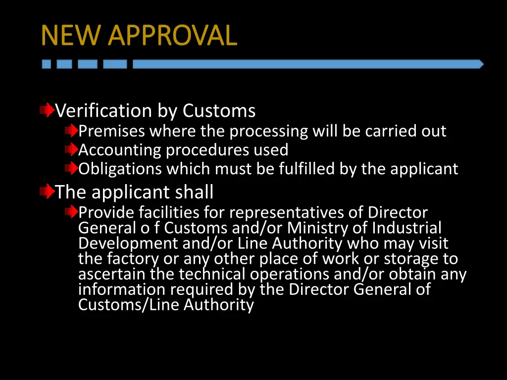 new approval new approval