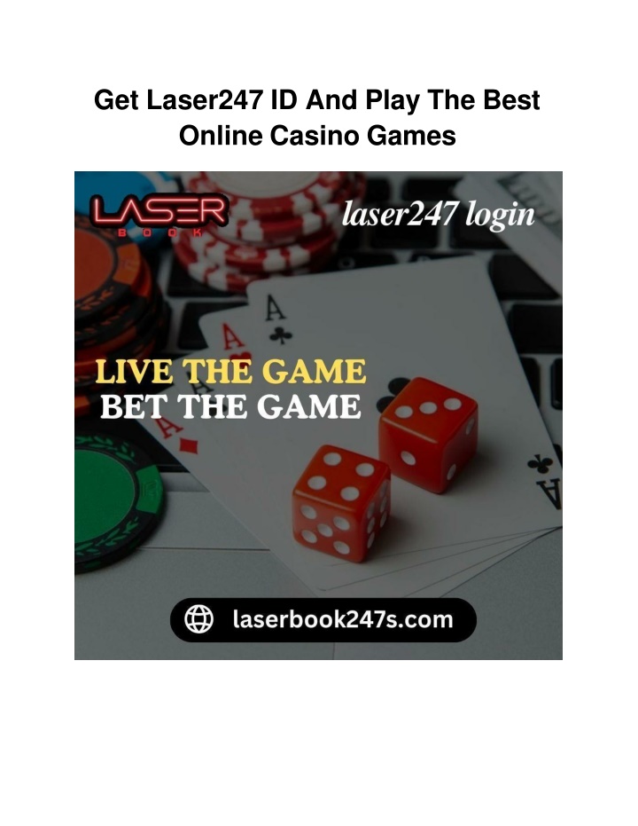 get laser247 id and play the best online casino