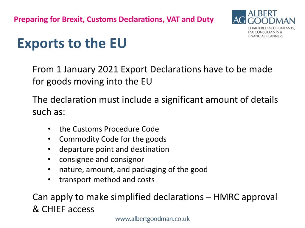 preparing for brexit customs declarations 13