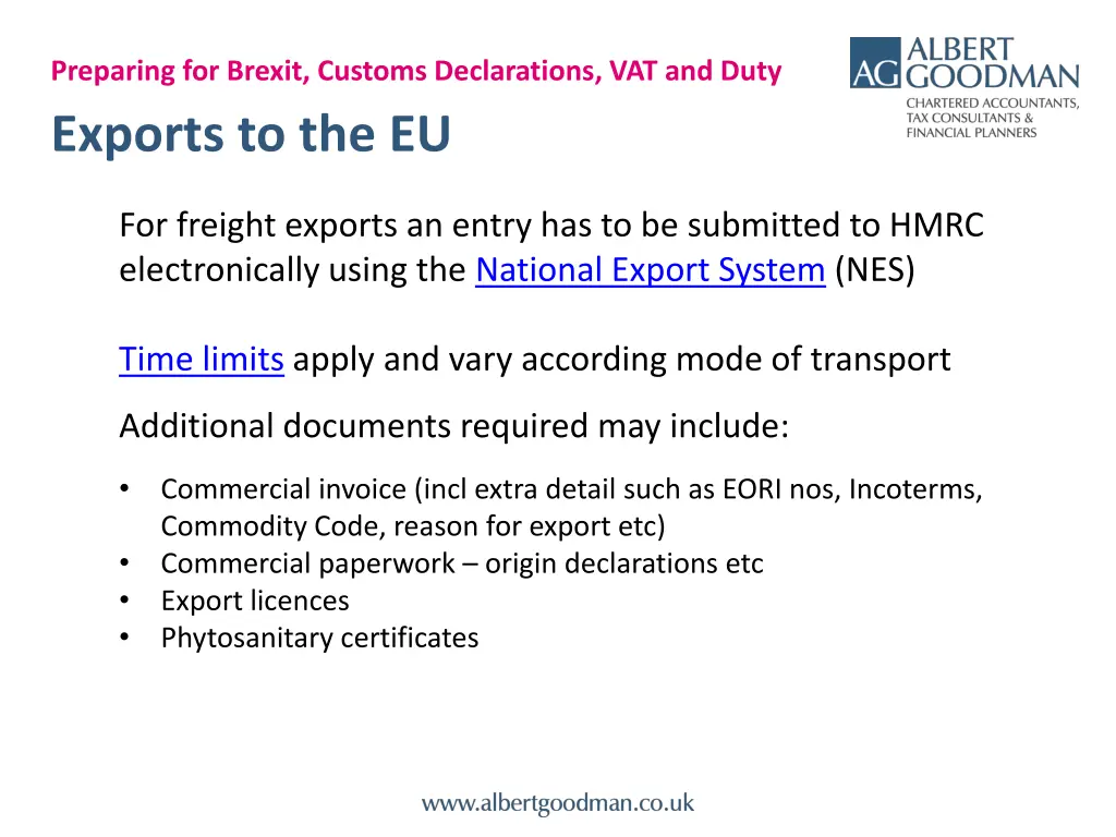 preparing for brexit customs declarations 14