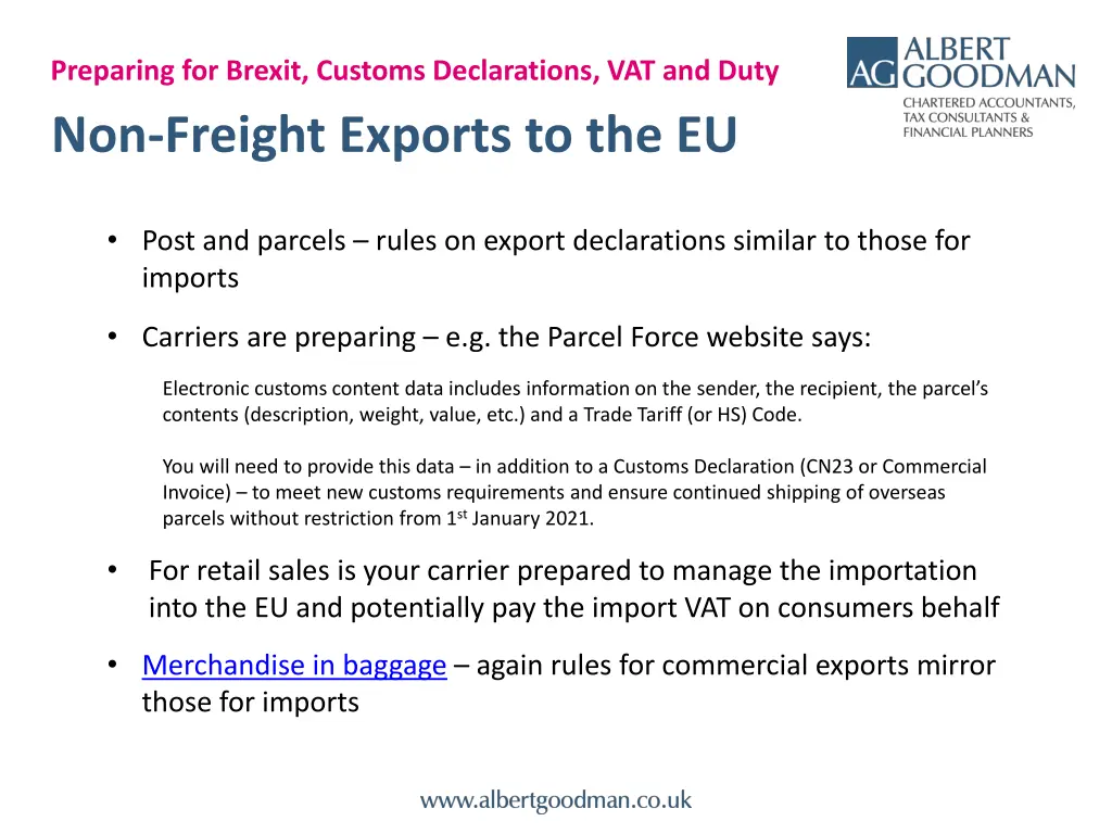 preparing for brexit customs declarations 15