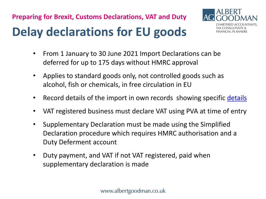 preparing for brexit customs declarations 7