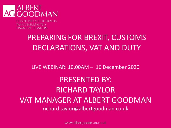 preparing for brexit customs declarations