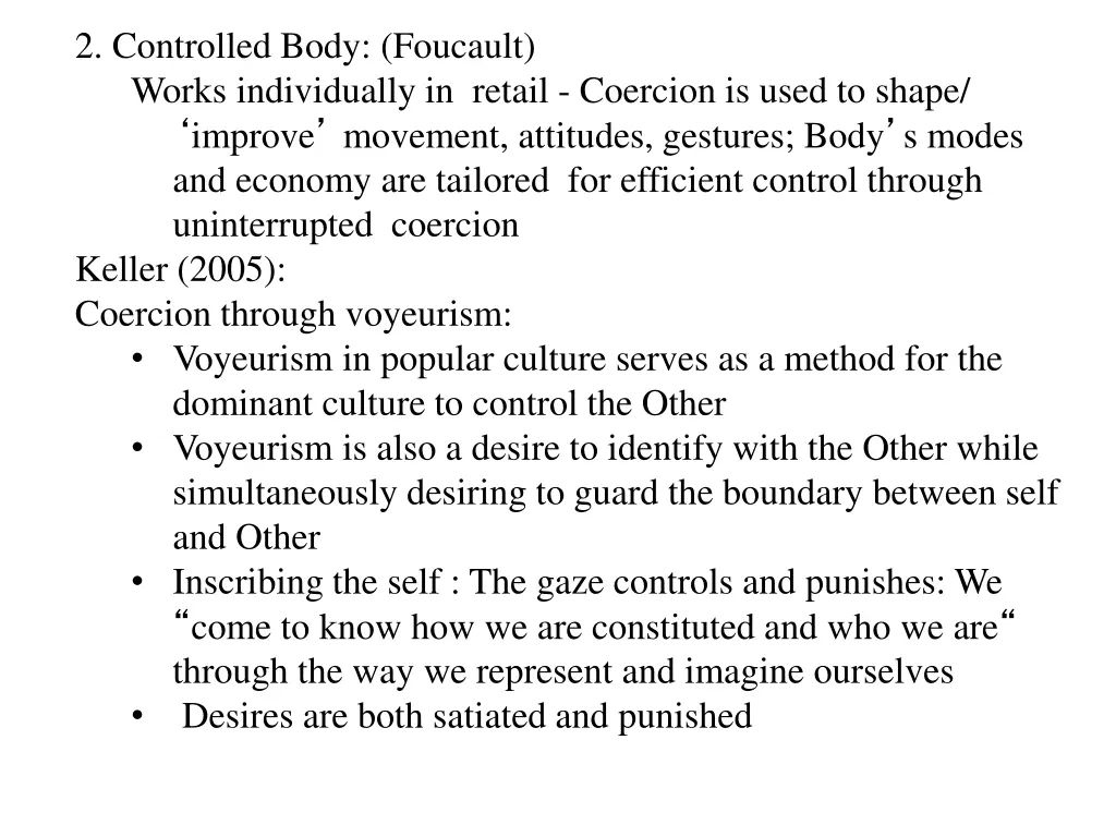 2 controlled body foucault works individually