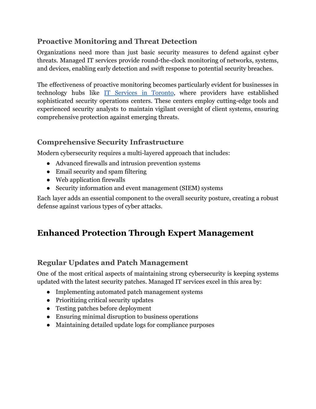 proactive monitoring and threat detection