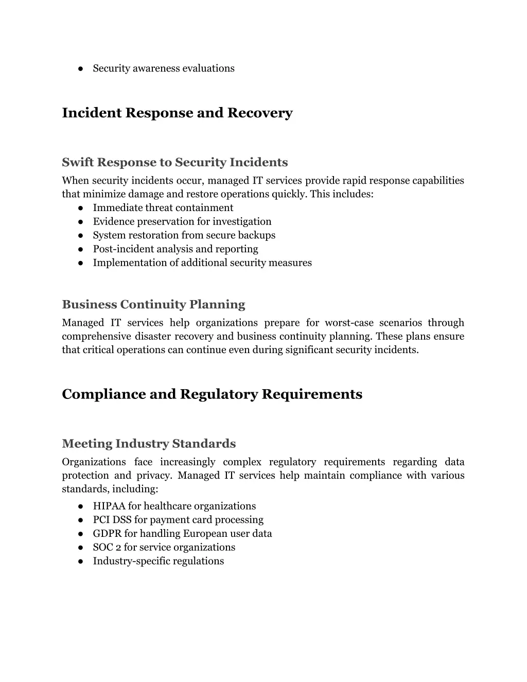 security awareness evaluations