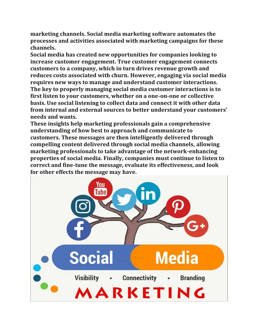 marketing channels social media marketing