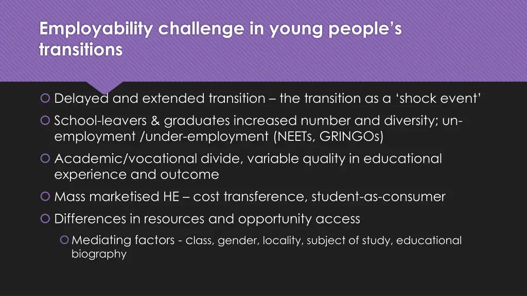 employability challenge in young people