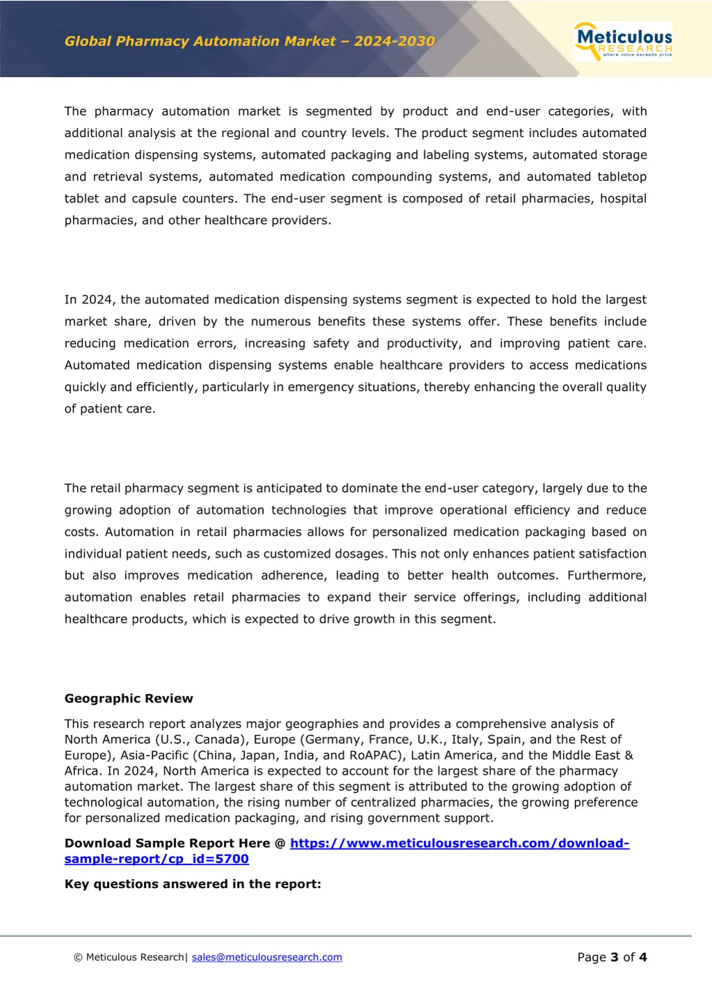 global pharmacy automation market 2024 2030 2