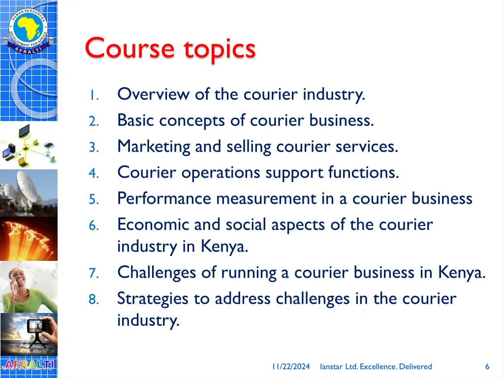 course topics