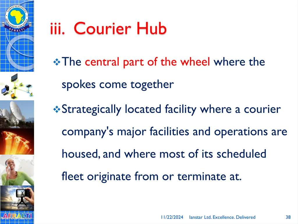 iii courier hub