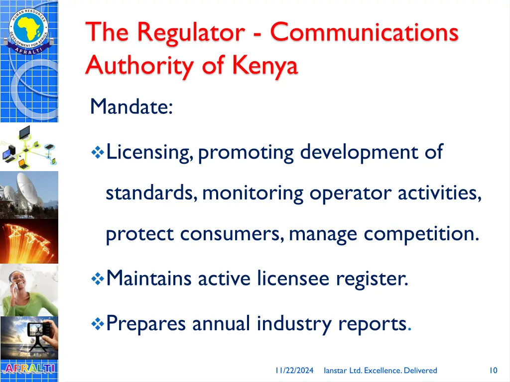 the regulator communications authority of kenya