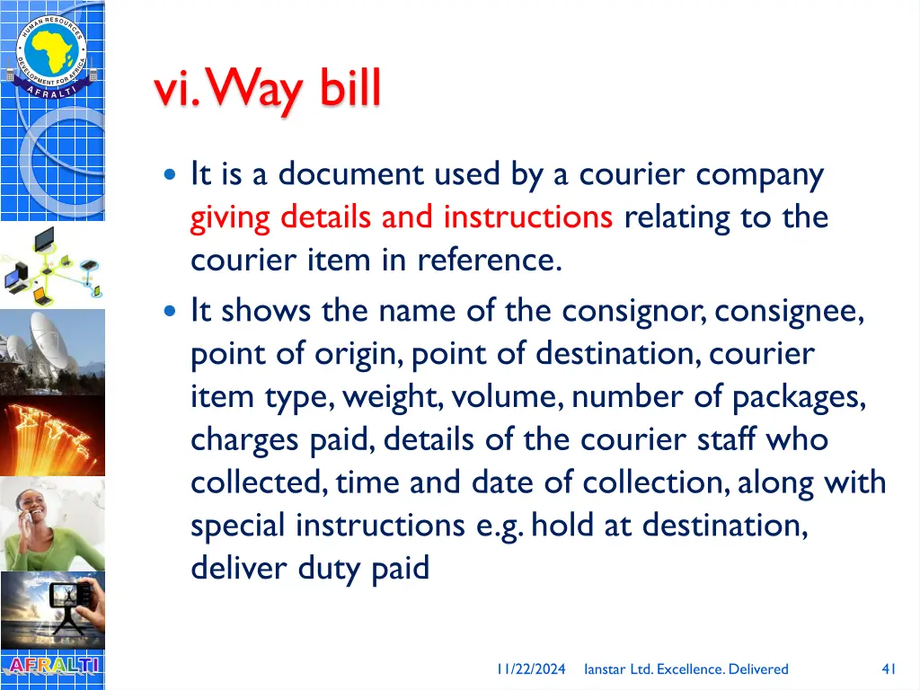 vi way bill