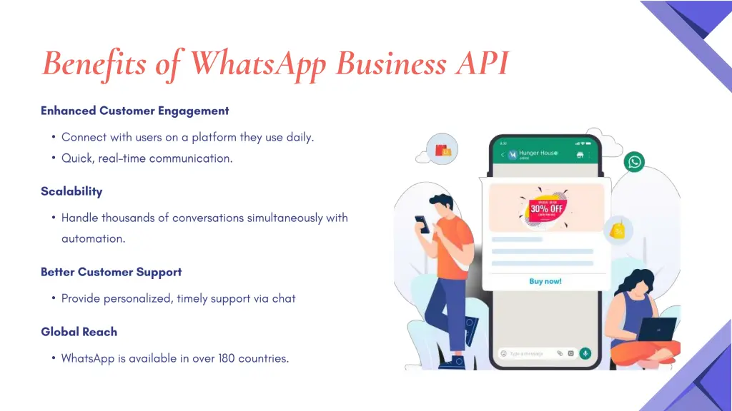 benefits of whatsapp business api