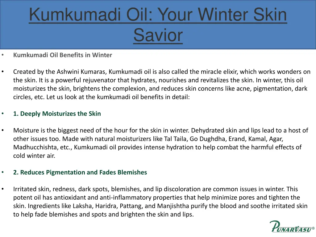 kumkumadi oil your winter skin savior 1