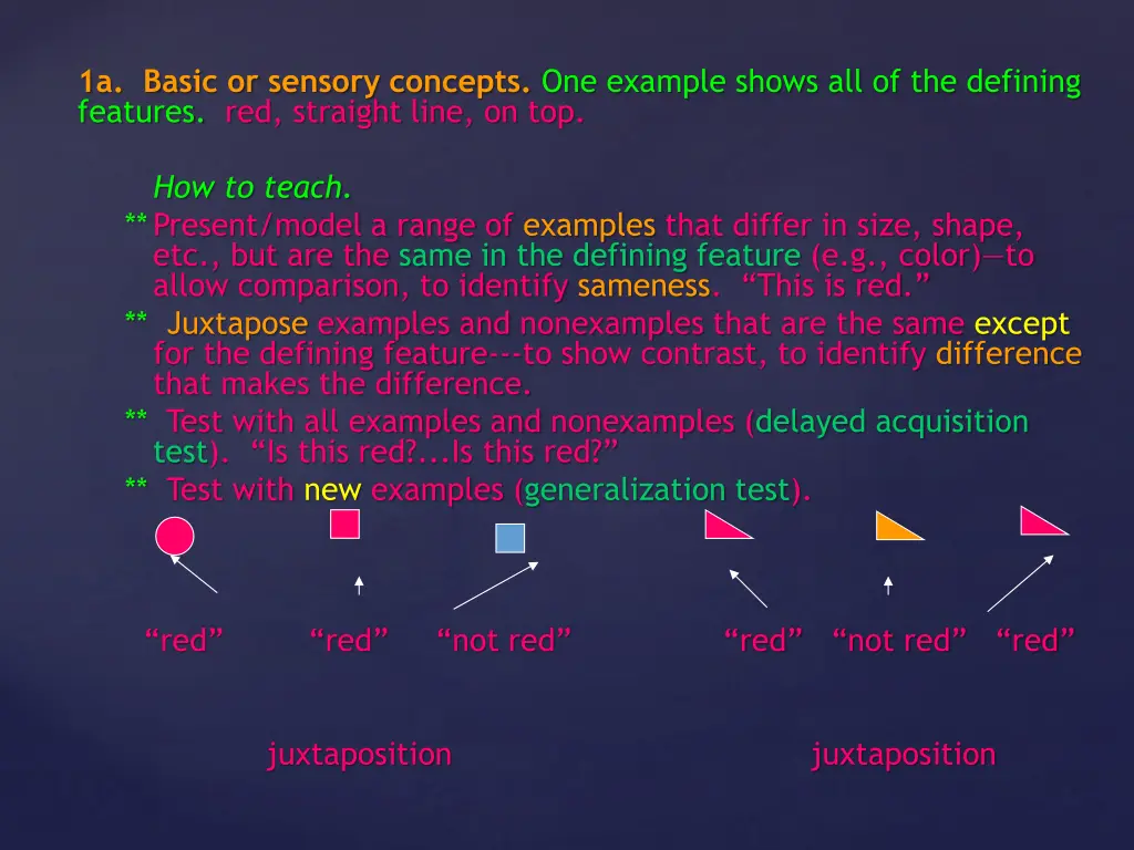 1a basic or sensory concepts one example shows