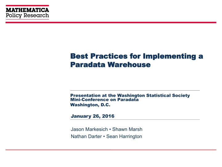 best practices for implementing a best practices