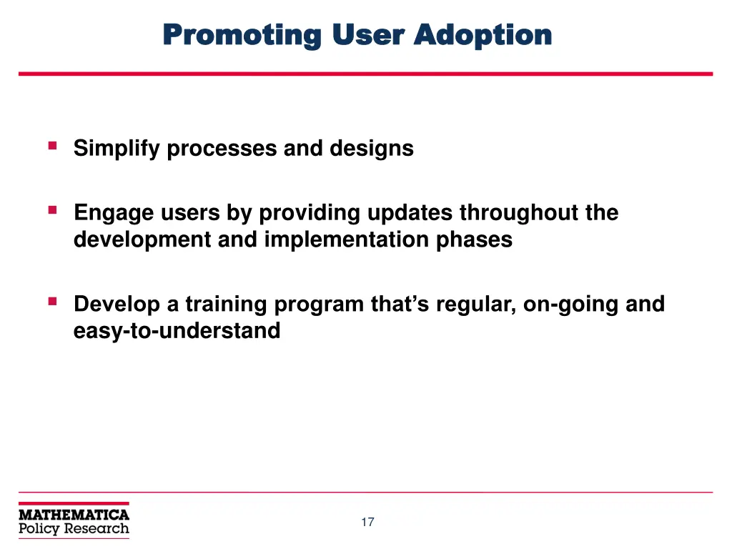 promoting user adoption promoting user adoption