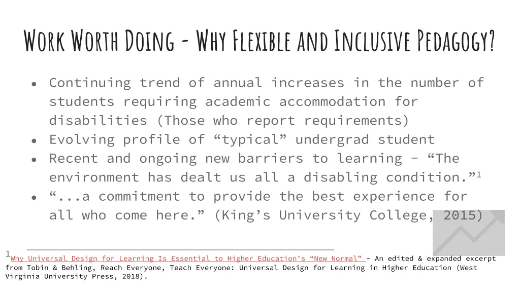 work worth doing why flexible and inclusive