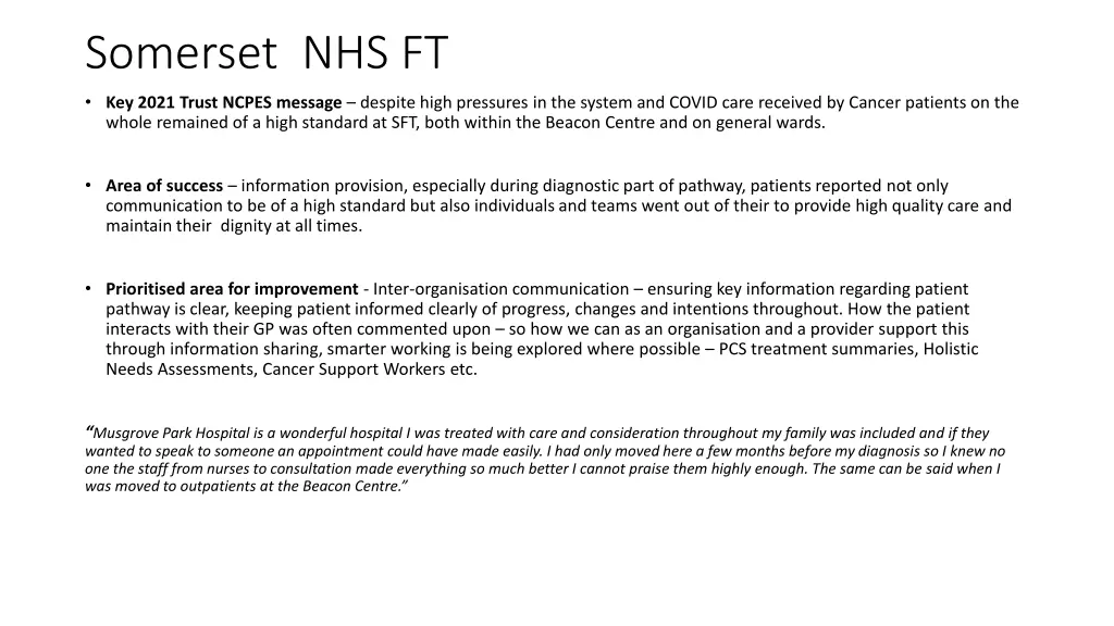 somerset nhs ft