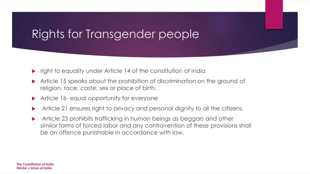 rights for transgender people