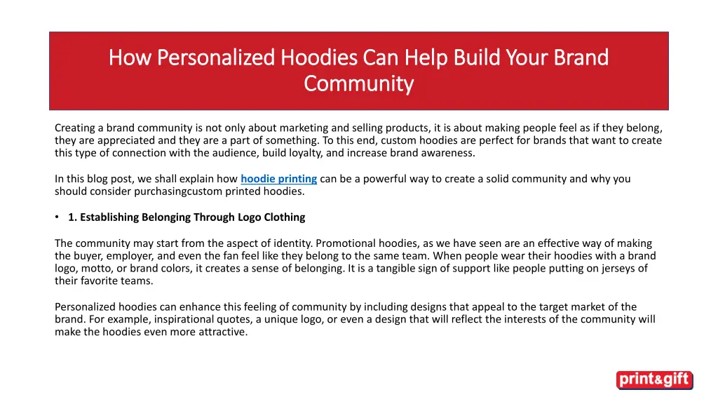 how personalized hoodies can help build your 1