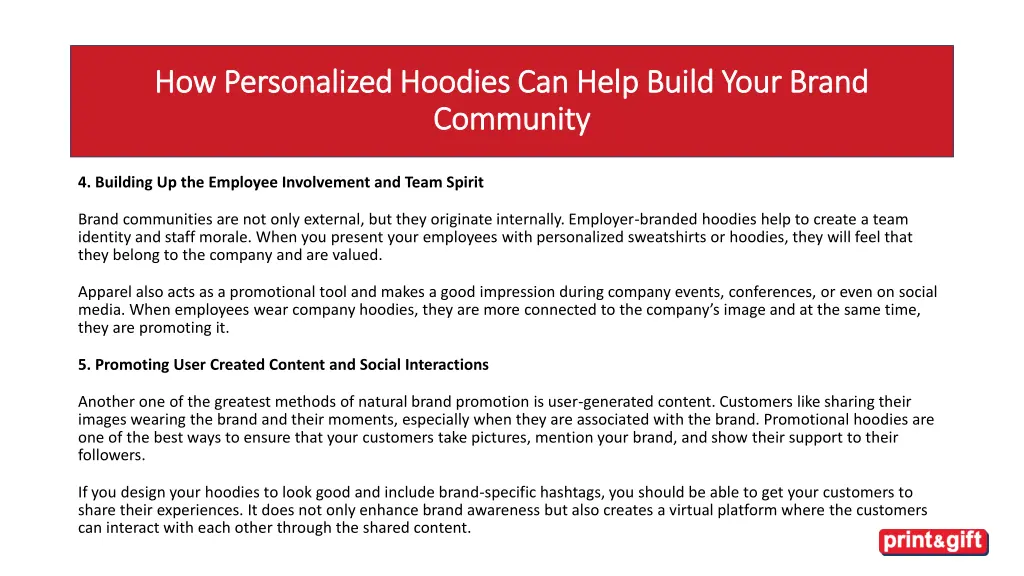 how personalized hoodies can help build your 3