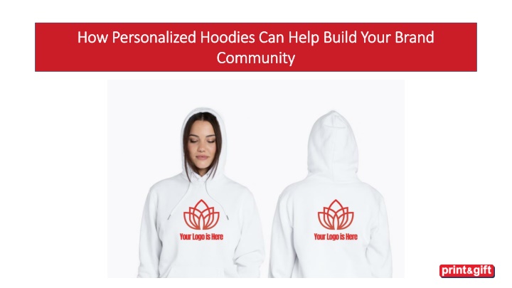 how personalized hoodies can help build your