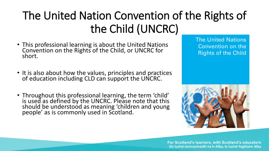 the united nation convention of the rights