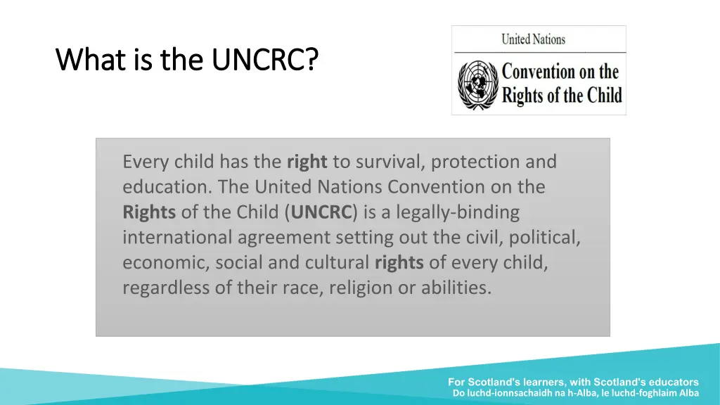 what is the what is the uncrc