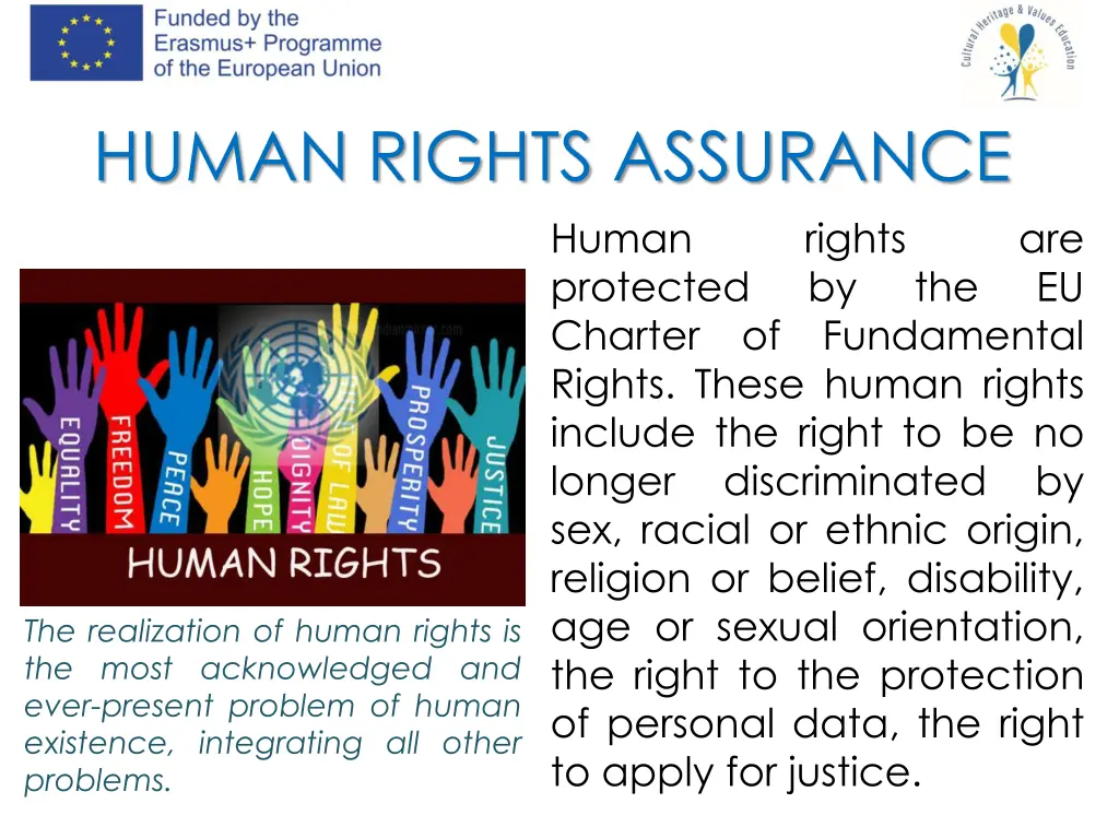 human rights assurance human protected charter