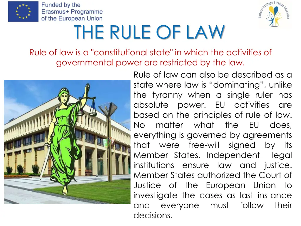 the rule of law