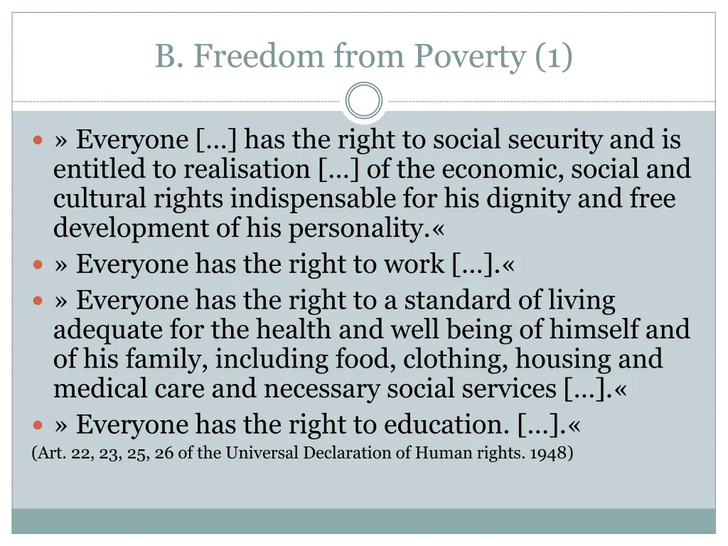 b freedom from poverty 1