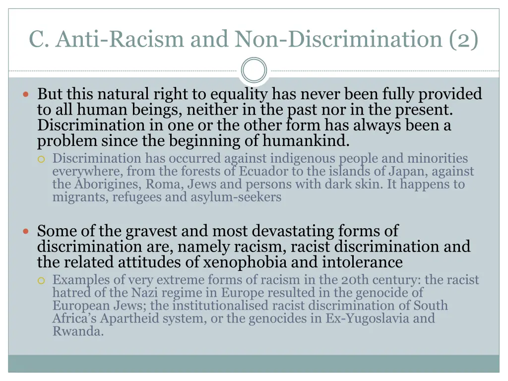 c anti racism and non discrimination 2