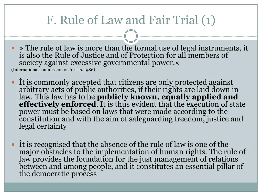 f rule of law and fair trial 1