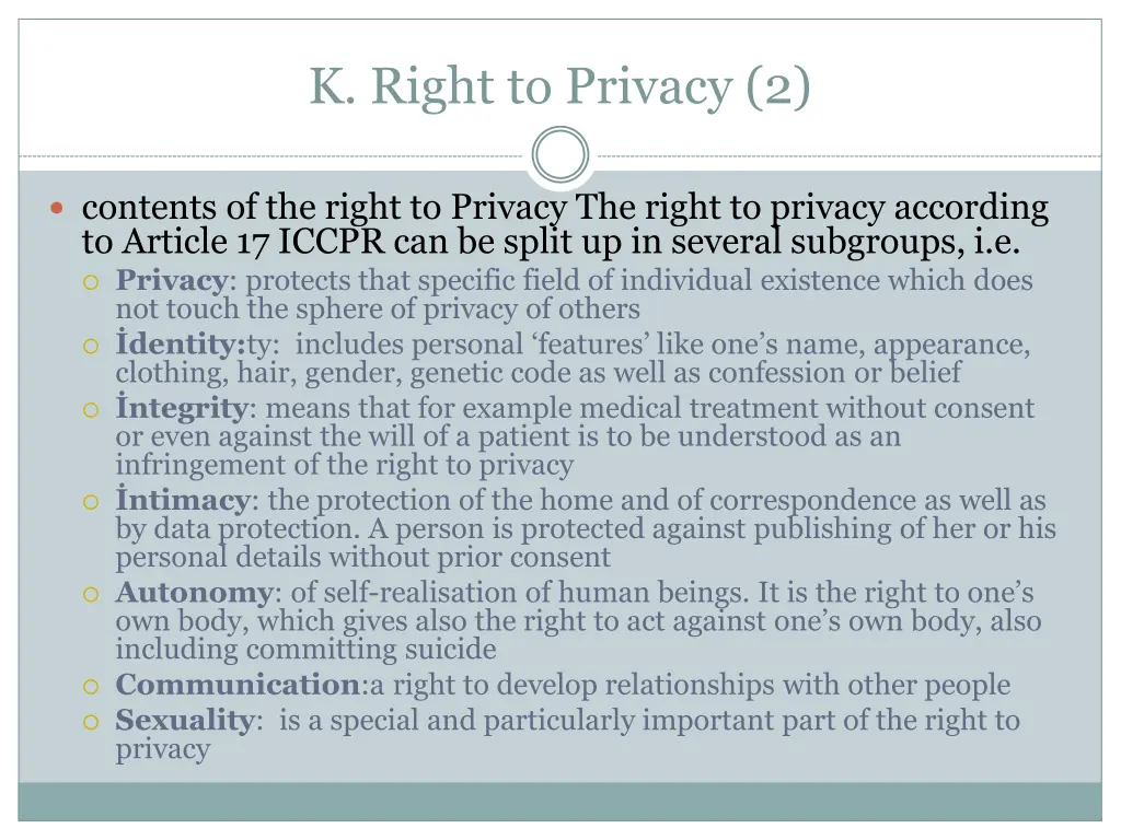 k right to privacy 2