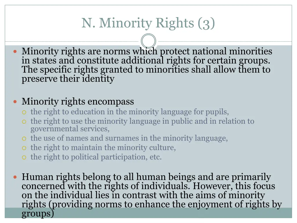 n minority rights 3